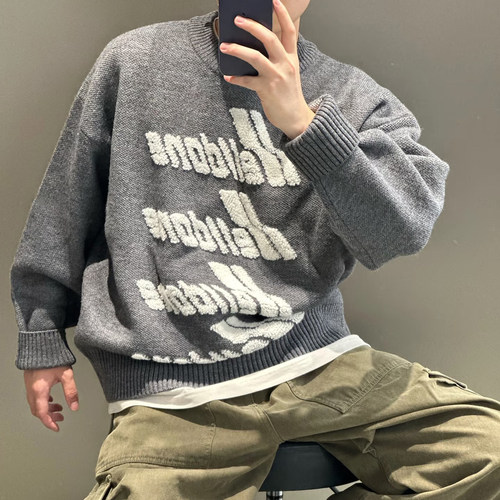 正品！支持鉴定WE11DONE弹幕毛衣