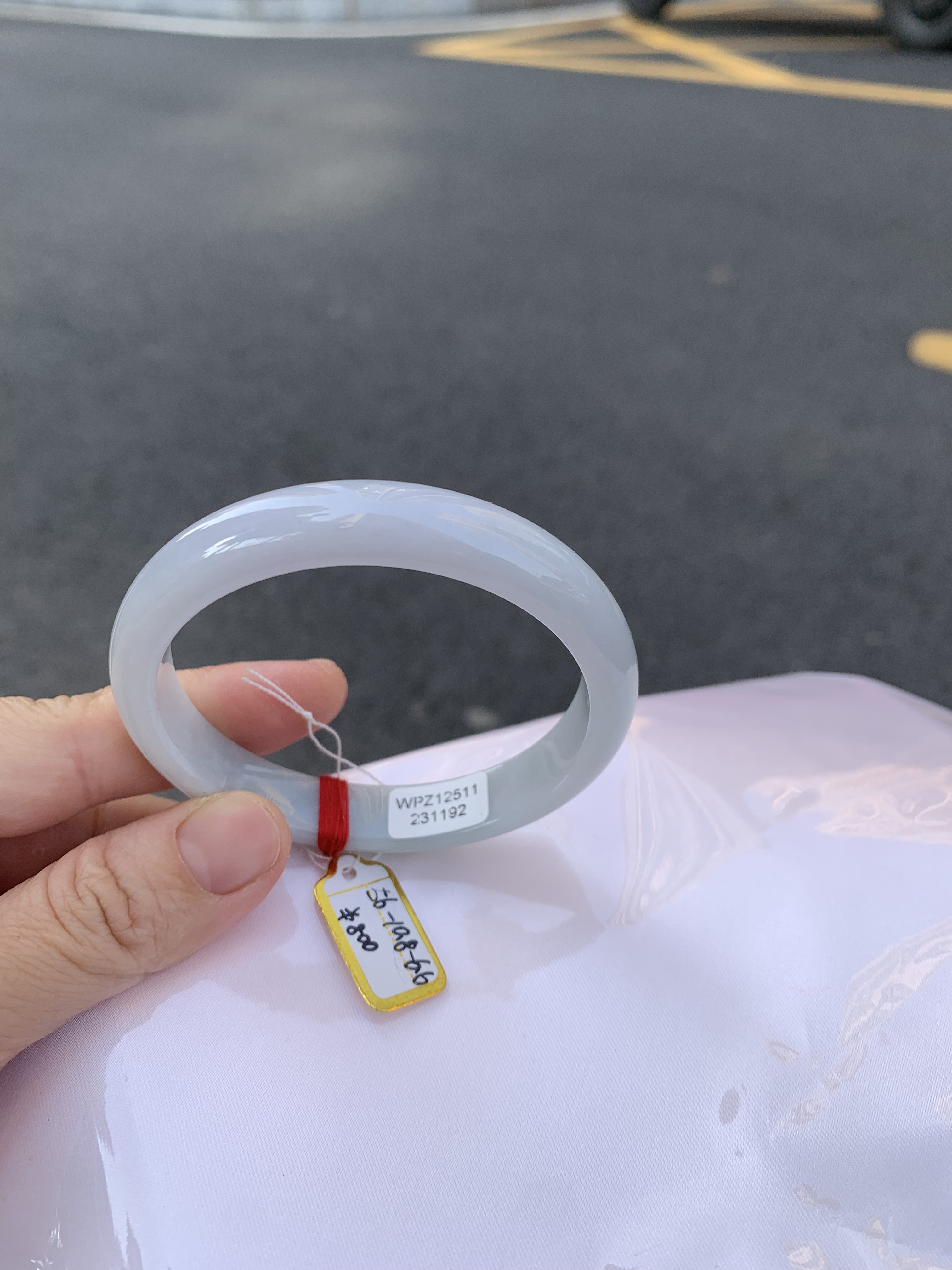 56-10.8-6.6缅甸纯天然A货翡翠淡紫淡绿春彩证书192完美保真,珠宝/钻石/翡翠,手镯,淘宝优惠券,粉丝福利购,淘宝优惠卷