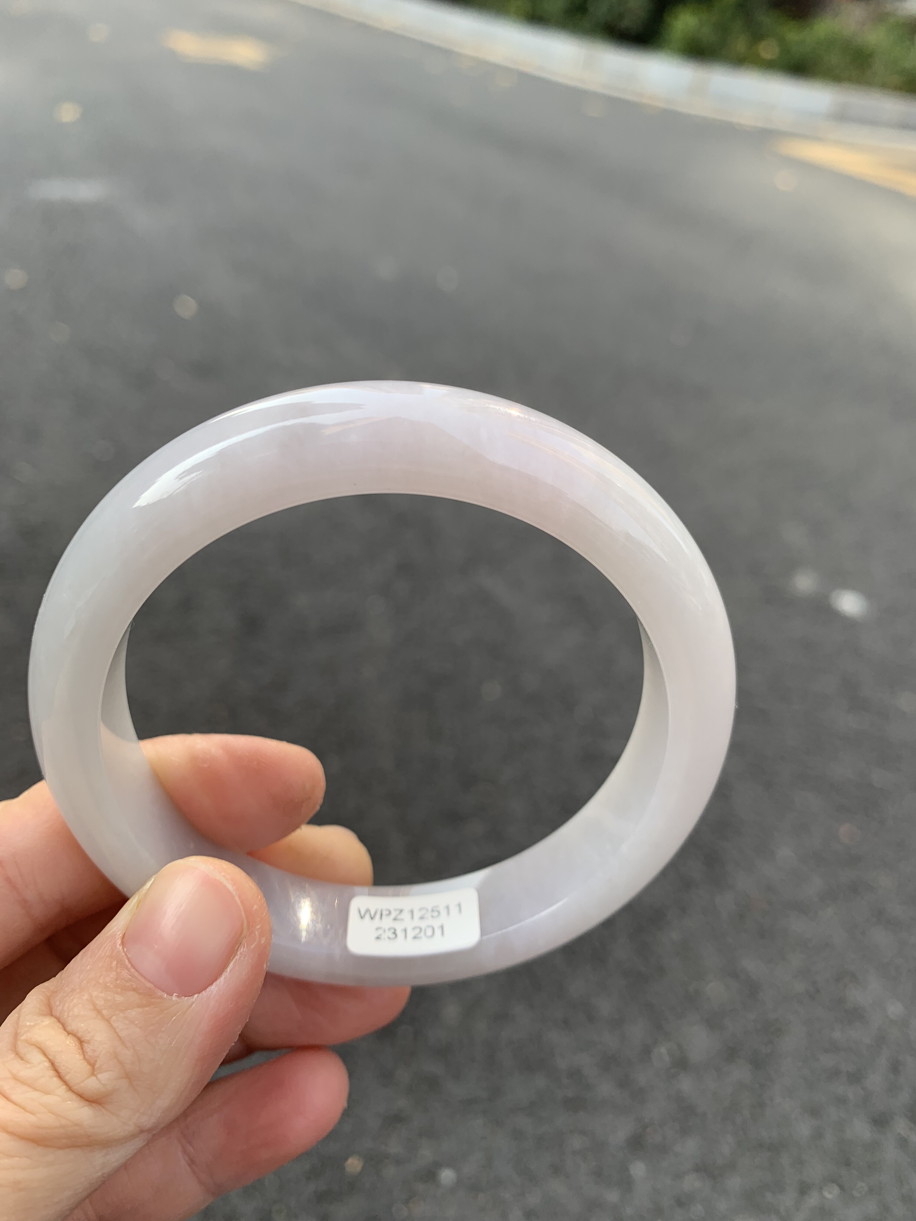 59-12-8.8缅甸纯天然A货翡翠淡粉色细腻证书201保真