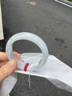 58-17-8.7缅甸纯天然A货翡翠大宽版细腻完美证书016天然保真