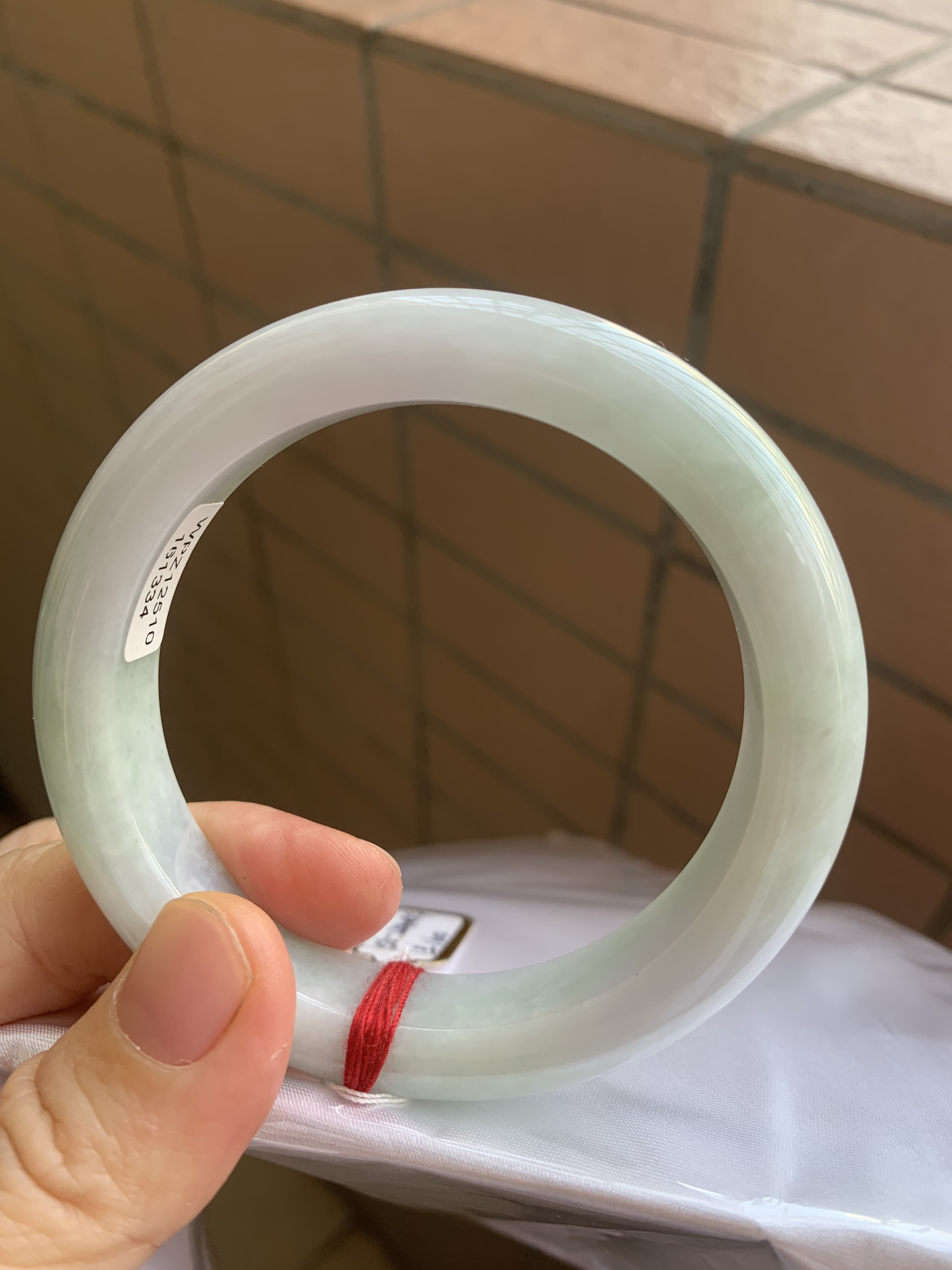 56-12.4-9.9缅甸纯天然A货翡翠淡春彩厚庄泥鳅背证书334完美细腻