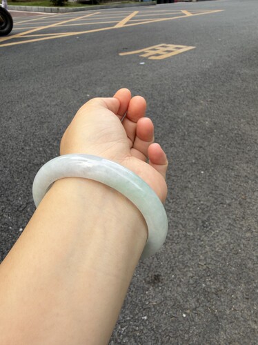 60-10-9缅甸纯天然A货翡翠淡春彩证书034天然保真