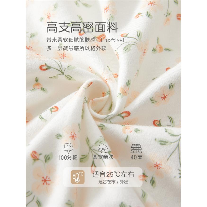 女宝宝连体衣纯棉春秋季
