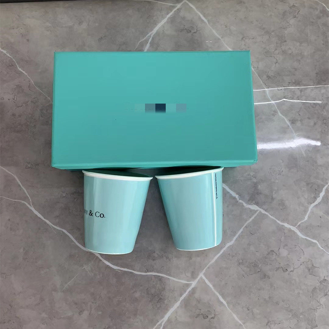 欧式经典骨瓷对杯陶水杯