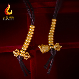 藏式念数计数器卡子串珠民族风铃杵雕刻手串手链配饰记录器夹子