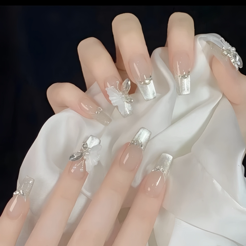 曼辞可拆卸光疗甲片长款穿戴甲