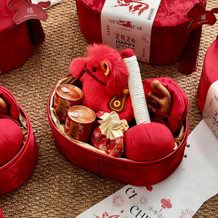 年会伴手礼袋新年马年实用手提礼袋企业送员工客户新年商务定制礼