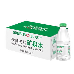 【包装升级】乐百氏天然矿泉水360m*24瓶/箱高端彩箱款