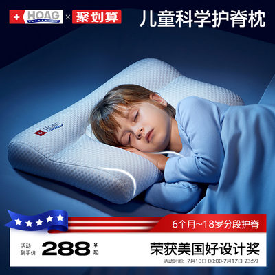 美国霍格Hoag儿童枕头6个月1到3到6岁以上四季通用宝宝婴儿枕专用