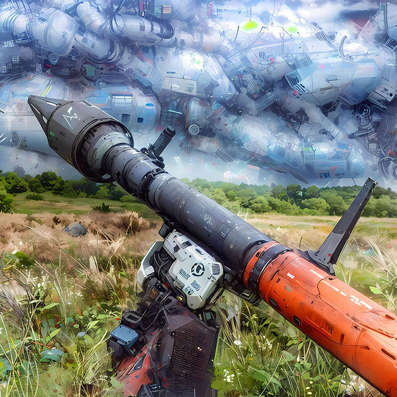 儿童大号rpg7火箭炮发射