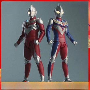 正宗Shf闪光奥特曼Tiga真骨雕刻Figure终极Cerro网格凯布伦玩具