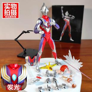 超可动真骨雕SHF迪迦覆合形态ACT奥特曼手办玩具拼装模型