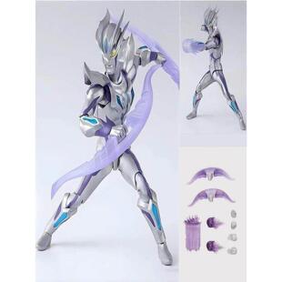 SHF无限赛罗手办闪耀艾克斯赛罗超可动多关节ACT奥特玩具模型