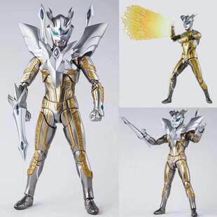 闪耀黄金赛罗奥特玩具可动关节手办人偶SHF泽塔迪迦布莱泽儿童