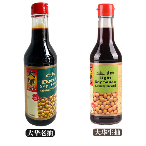 大华生抽老抽发酵酱油