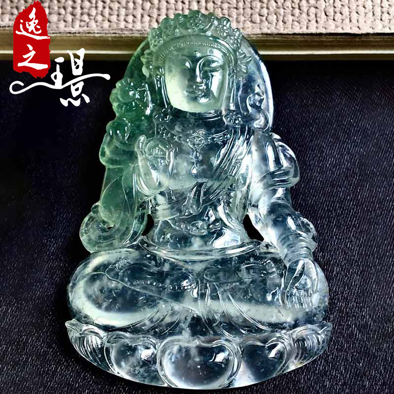 逸之璟缅甸老坑翡翠雕刻翡翠玉石