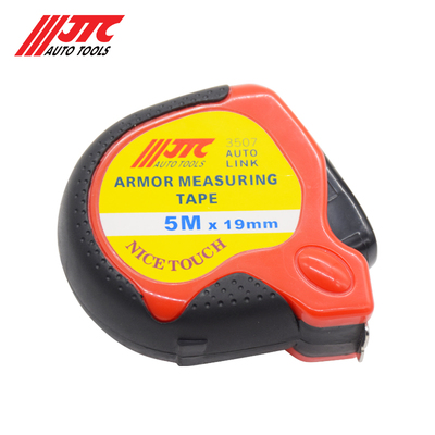 JTC汽修工具 量具钢尺双单位英寸厘米量尺5米拉尺卷尺 JTC3507