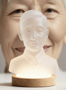 来图片订制3D打印真人手办摆件