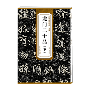 龙门二十品（下）北魏 历代碑帖精粹 魏碑楷书书法毛笔字帖 附简体旁注 传世碑帖名品 安徽美术出版社
