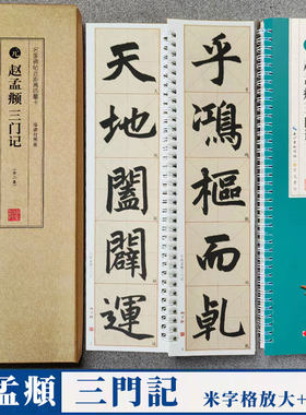 赵孟頫三门记近距离临摹卡