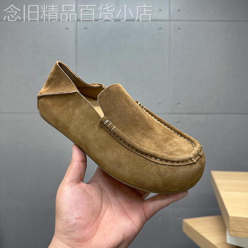 走在时尚的前沿『欧美设计风』力荐！一脚蹬懒人厚底舒适乐福鞋男