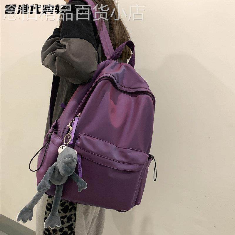 法国ZAMP双肩包女包2026新款韩版初中高中学生书包港风校园揹包