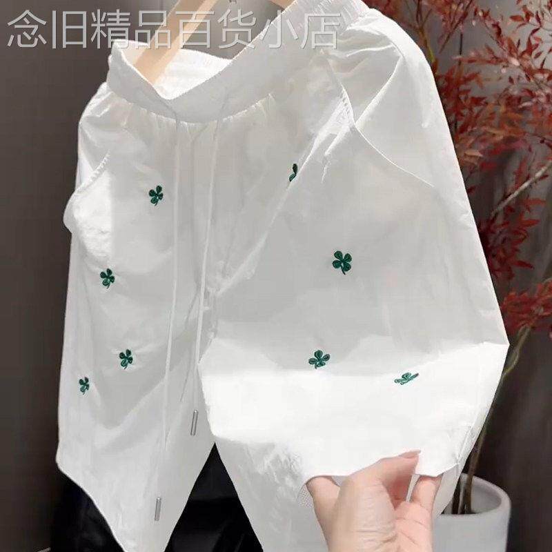 欧洲站轻奢刺绣花朵短裤男士宽松夏季新款休闲五分裤百搭潮牌五分