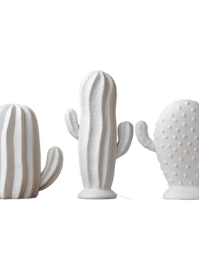 陶瓷仙人掌摆件植物仙人球家居摆件客厅装饰