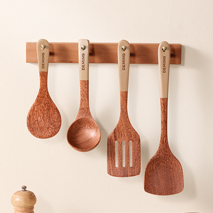 锅铲乌檀木不粘锅专用木铲子炒菜木质饭勺家用木铲木锅铲炒勺木勺