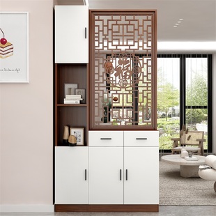 玄关柜客厅隔断2024年新款 正对入户门屏风柜现代轻奢高档沙发隔断
