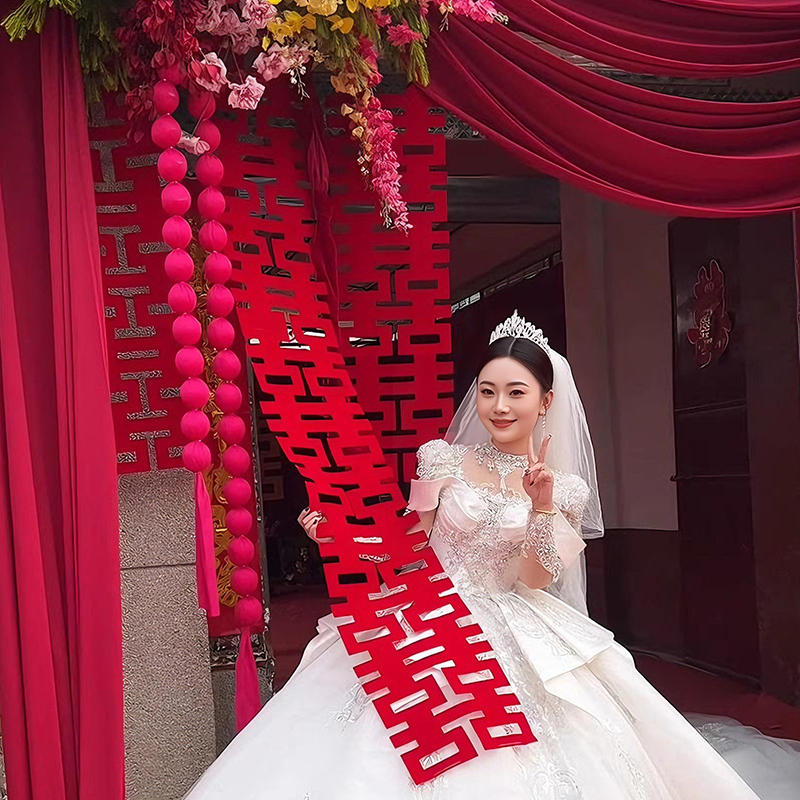 婚礼布置装饰挂布挂饰