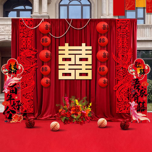 庭院婚礼这么布置！背景超出片