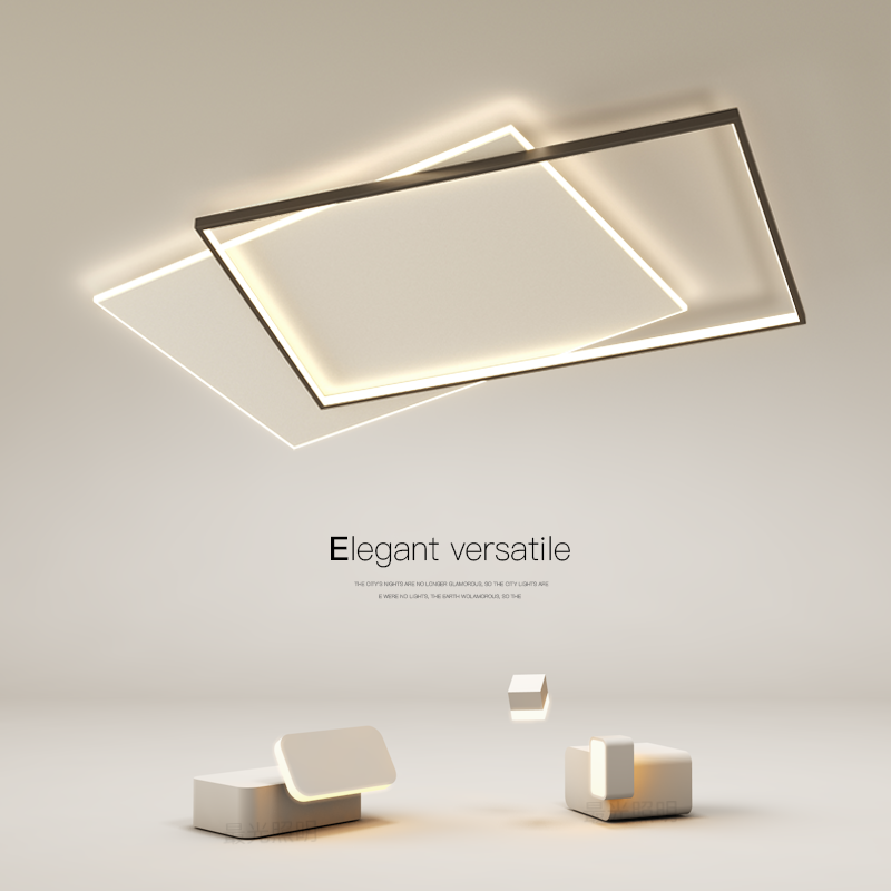 简约现代吸顶灯全光谱LED光源