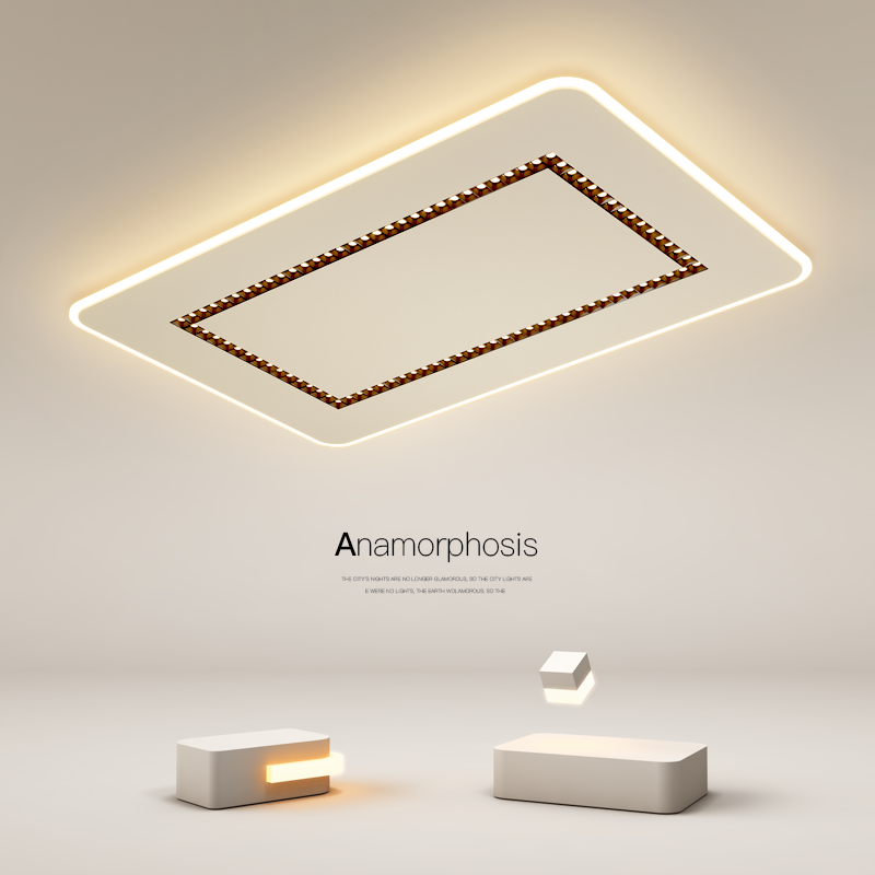 最光简约现代led吸顶灯客厅灯设计师创意无主灯卧室书房房间灯具