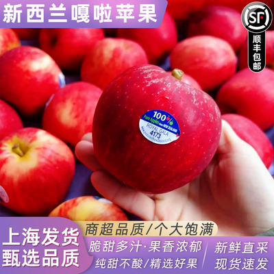 新西兰进口嘎啦果苹果水果当季新鲜姬娜苹果加力果20个标签随机发
