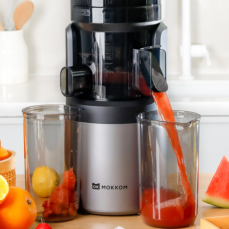 2025新款MOKKOM磨客M8榨汁机渣汁分离果汁原汁机家用大口径可商用