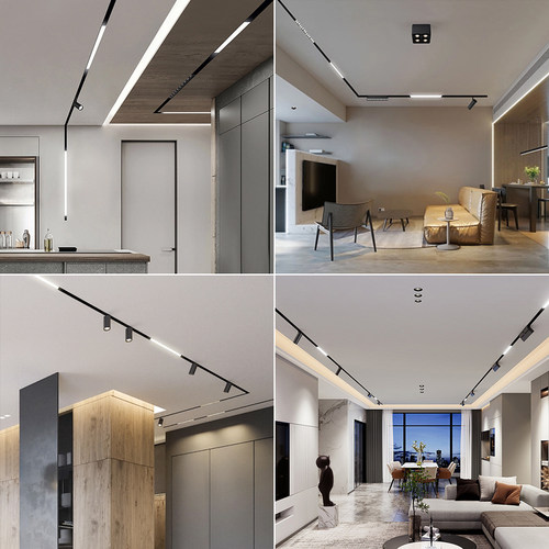 无主灯嵌入式磁吸轨道灯