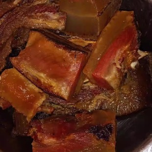 四川腊肉宝兴特产高山农家纯粮食土猪柴火腊肉五花肉烟熏