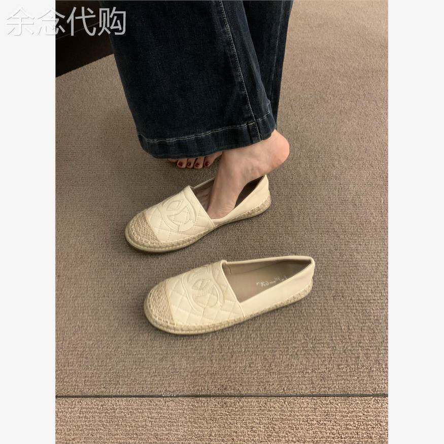 潮牌渔夫鞋2026春夏小香风乐福鞋一脚蹬女鞋软底孕妇单鞋百搭平底