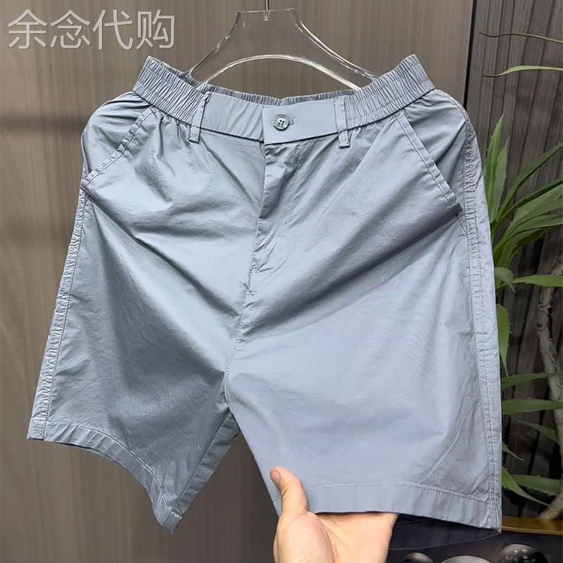 直筒短裤男夏季新款商务百搭宽松休闲五分裤潮牌运动速干大裤衩子