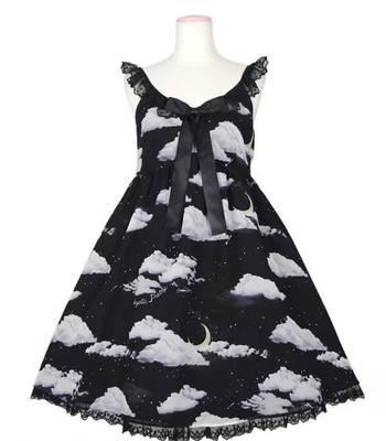 现货 黑云小白云sax云粉云OP/JSK 奶罩云JSK 普通型JSK