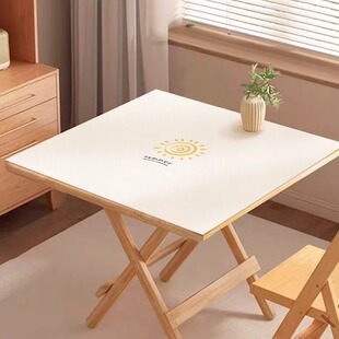 新款ins桌垫防水防油免洗正方形桌布餐桌垫折叠方桌茶几小圆桌垫