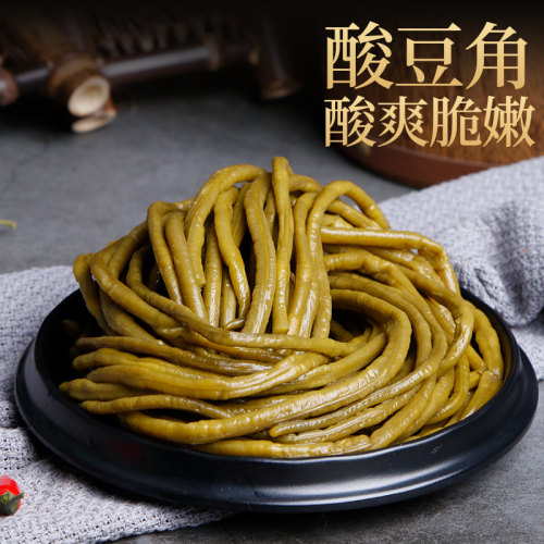松源锦麟泡豇豆酸豆角整根1000g