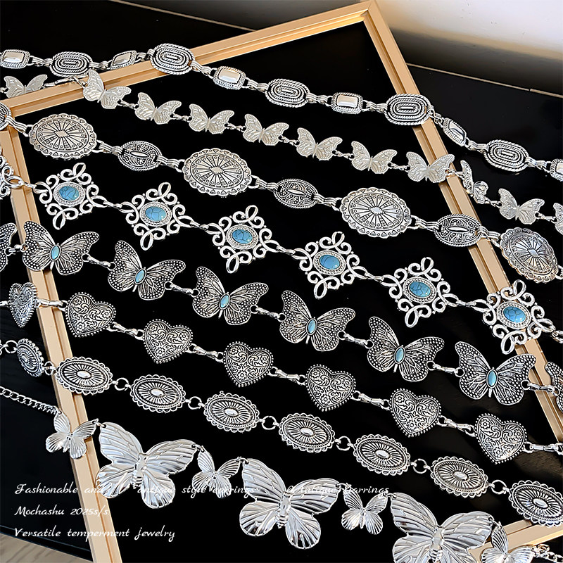 波西米亚风复古银色金属腰链女高级感小众民族风裙子腰带链条配饰,服饰配件/皮带/帽子/围巾,腰带/皮带/腰链,淘宝优惠券,粉丝福利购,淘宝优惠卷