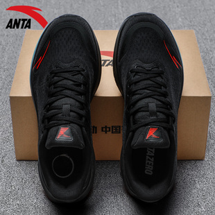 安踏男鞋运动鞋男款2026官方新款毒刺7黑色跑步鞋缓震休闲慢跑鞋