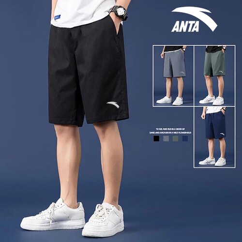 安踏运动短裤男速干薄款五分裤