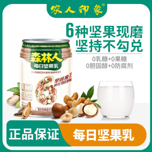 森林人坚果乳240ml*12罐装礼盒