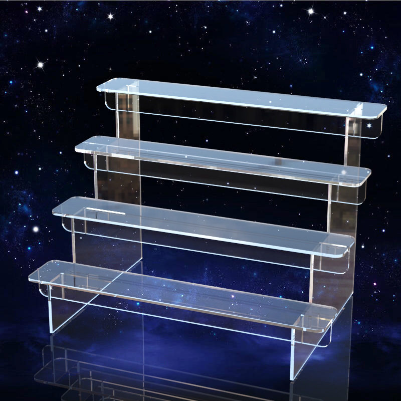 亚克力多层阶梯手办展示架透明收纳摆件架桌面专用,文具电教/文化用品/商务用品,书报架/展示架,淘宝优惠券,粉丝福利购,淘宝优惠卷