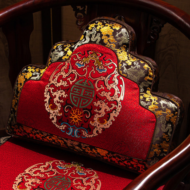 中式抱枕沙发客厅大号靠背垫床头大靠垫软包靠枕新中式抱枕套含芯