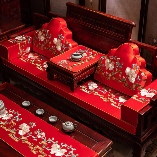 新中式沙发坐垫红木家具座垫